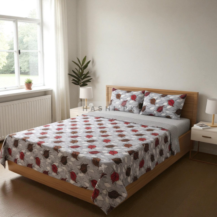 Printed Bedsheet - BS-CS-0007 - Hashi.pk