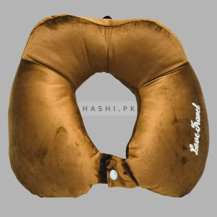 neck pillow camel brown hashi.pk