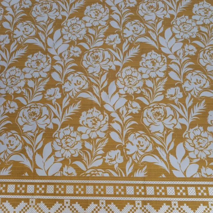 Premium Cotton Bed Sheet – Vintage Gold